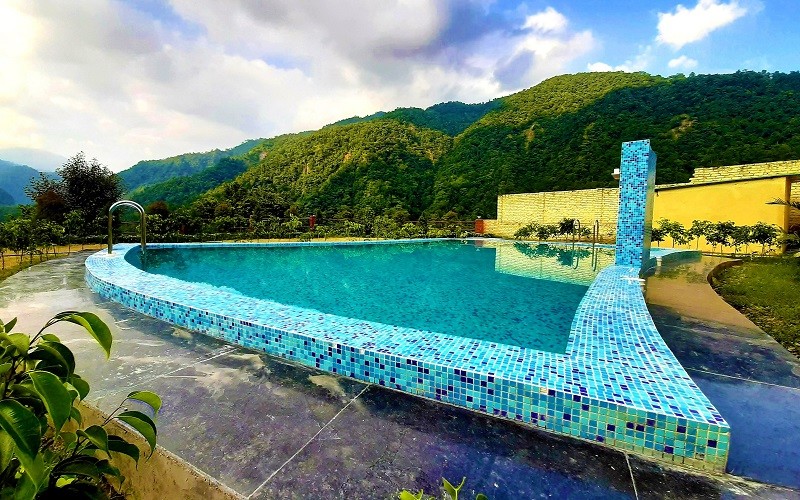 Camp Majestic Swimming Pool Deck
